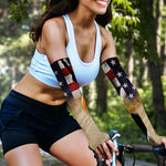 American Dream Of Liberty Print Sun Protection Arm Sleeves