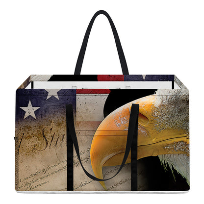 American Dream Of Liberty Print Utility Tote Bag