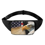 American Dream Of Liberty Print Waist Bag