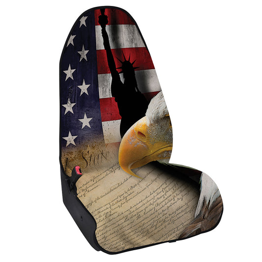 American Dream Of Liberty Print Waterproof Car Seat Cover