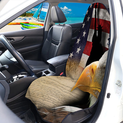 American Dream Of Liberty Print Waterproof Car Seat Cover
