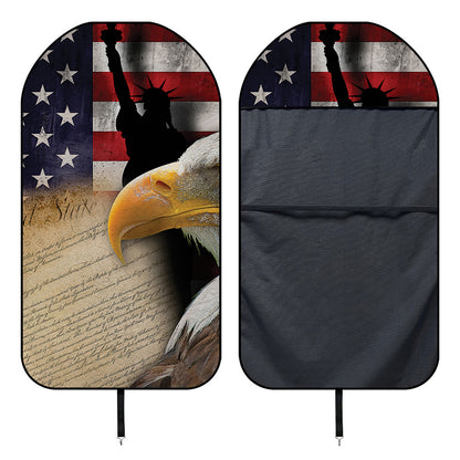 American Dream Of Liberty Print Waterproof Car Seat Cover