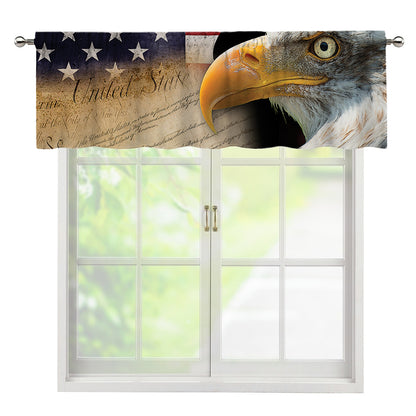 American Dream Of Liberty Print Window Valance