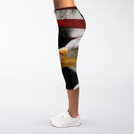 American Dream Of Liberty Print Women's Capri Leggings