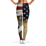 American Dream Of Liberty Print Women's Leggings