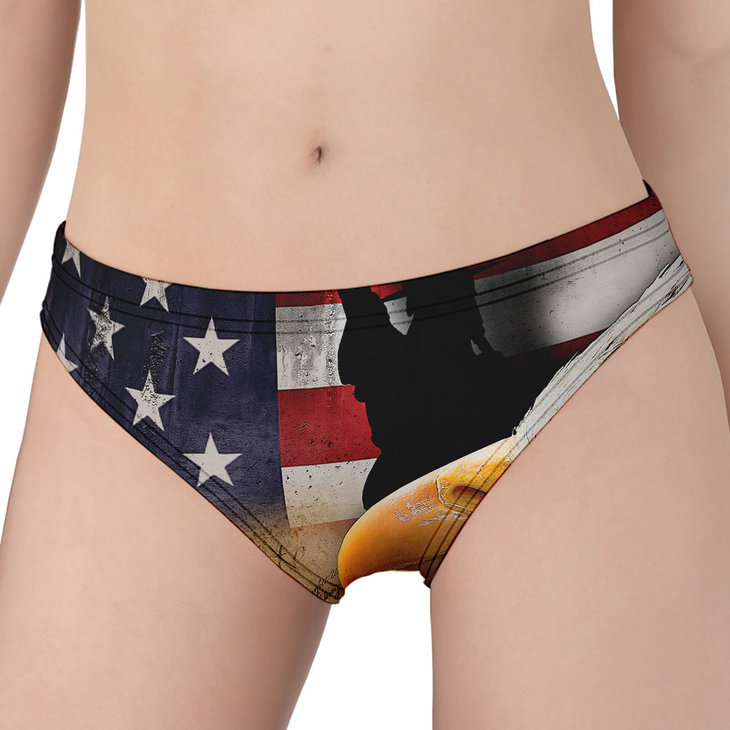 American Dream Of Liberty Print Women's Panties