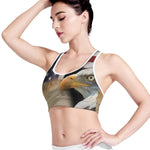 American Dream Of Liberty Print Women's Sports Bra