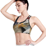 American Dream Of Liberty Print Women's Sports Bra