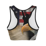 American Dream Of Liberty Print Women's Sports Bra