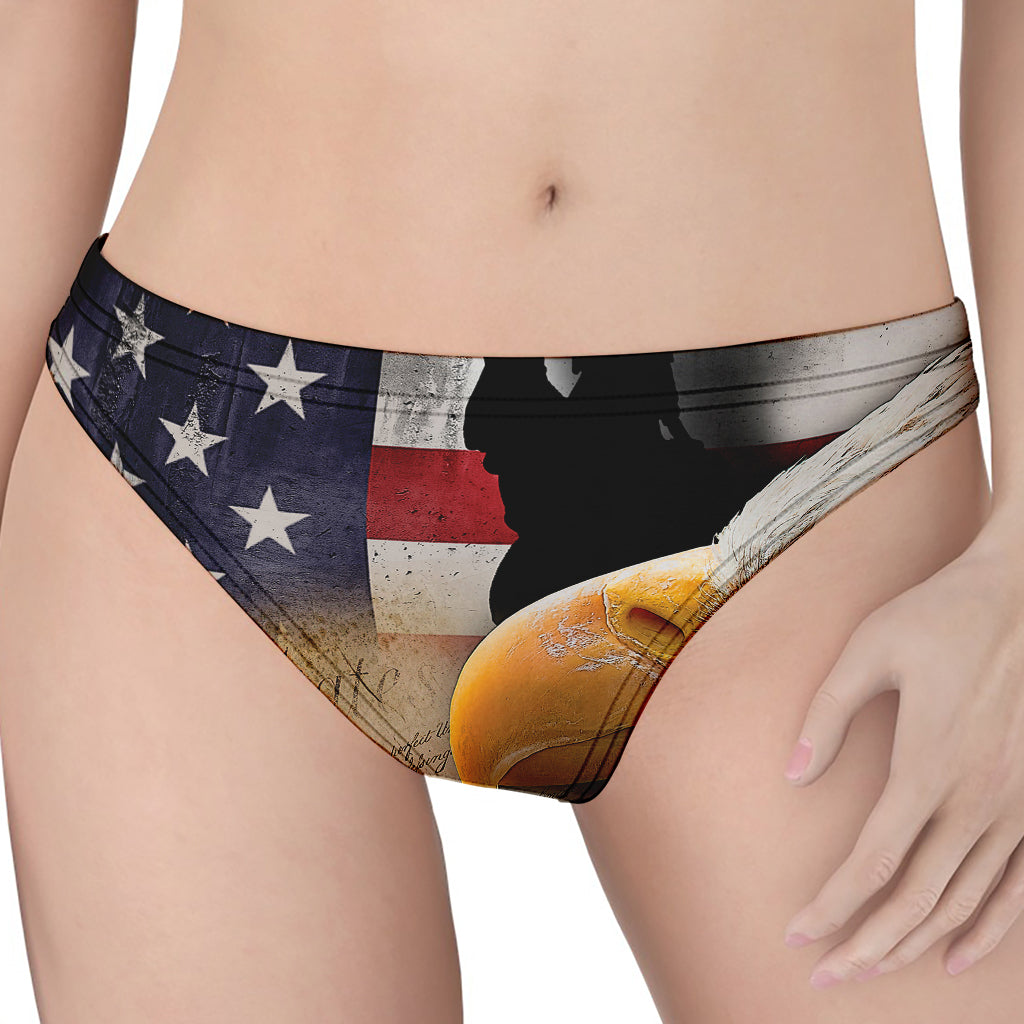 American Dream Of Liberty Print Women's Thong