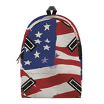 American Firefighter Emblem Print Backpack