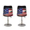 American Firefighter Emblem Print Bar Stool Covers