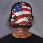 American Firefighter Emblem Print Baseball Cap