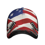 American Firefighter Emblem Print Baseball Cap