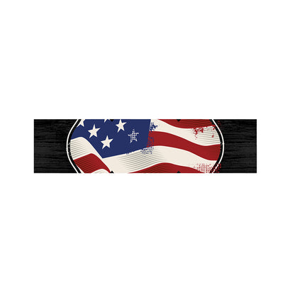 American Firefighter Emblem Print Bed Runner