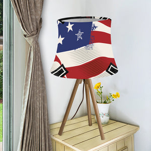 American Firefighter Emblem Print Bell Lamp Shade