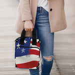 American Firefighter Emblem Print Bible Tote Bag