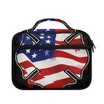 American Firefighter Emblem Print Briefcase Bible Bag