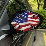 American Firefighter Emblem Print Car Side Mirror Covers