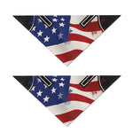 American Firefighter Emblem Print Dog Bandana