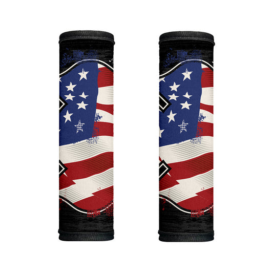American Firefighter Emblem Print Handle Covers