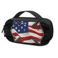 American Firefighter Emblem Print Portable Cooler Travel Case