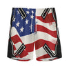 American Firefighter Emblem Print Men's Sports Shorts