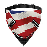 American Firefighter Emblem Print Over The Collar Dog Bandana