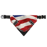 American Firefighter Emblem Print Over The Collar Dog Bandana