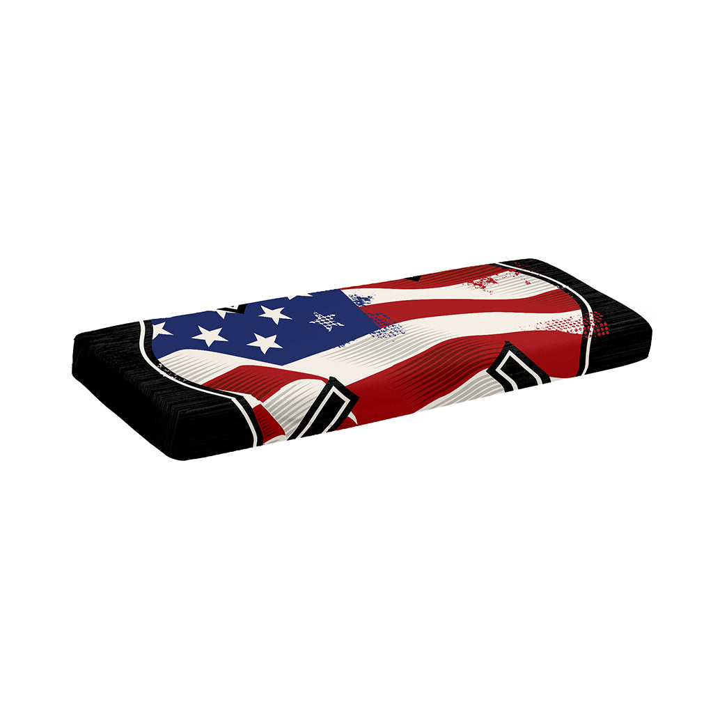 American Firefighter Emblem Print Piano Keyboard Cover