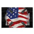 American Firefighter Emblem Print Placemat