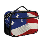 American Firefighter Emblem Print Portable Lunch Bag