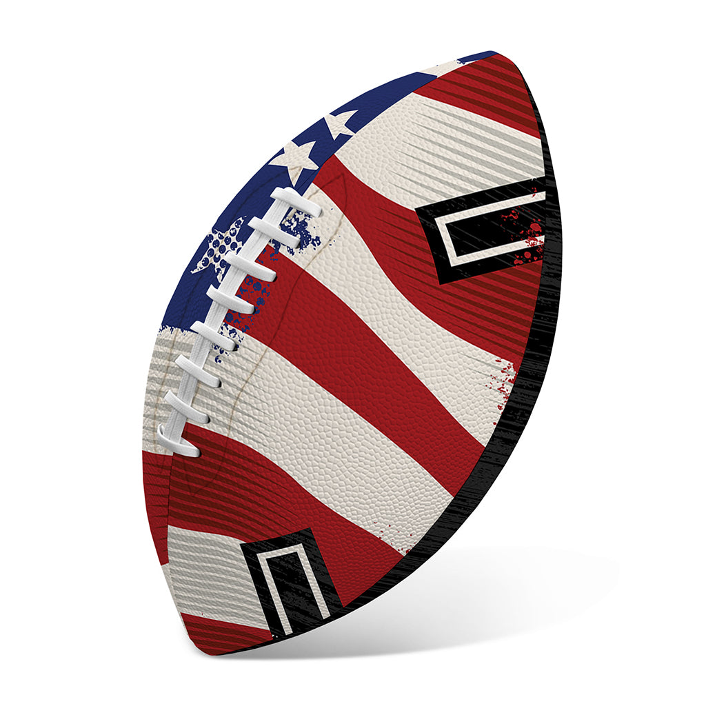 American Firefighter Emblem Print Rugby Ball