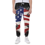 American Firefighter Emblem Print Scuba Joggers