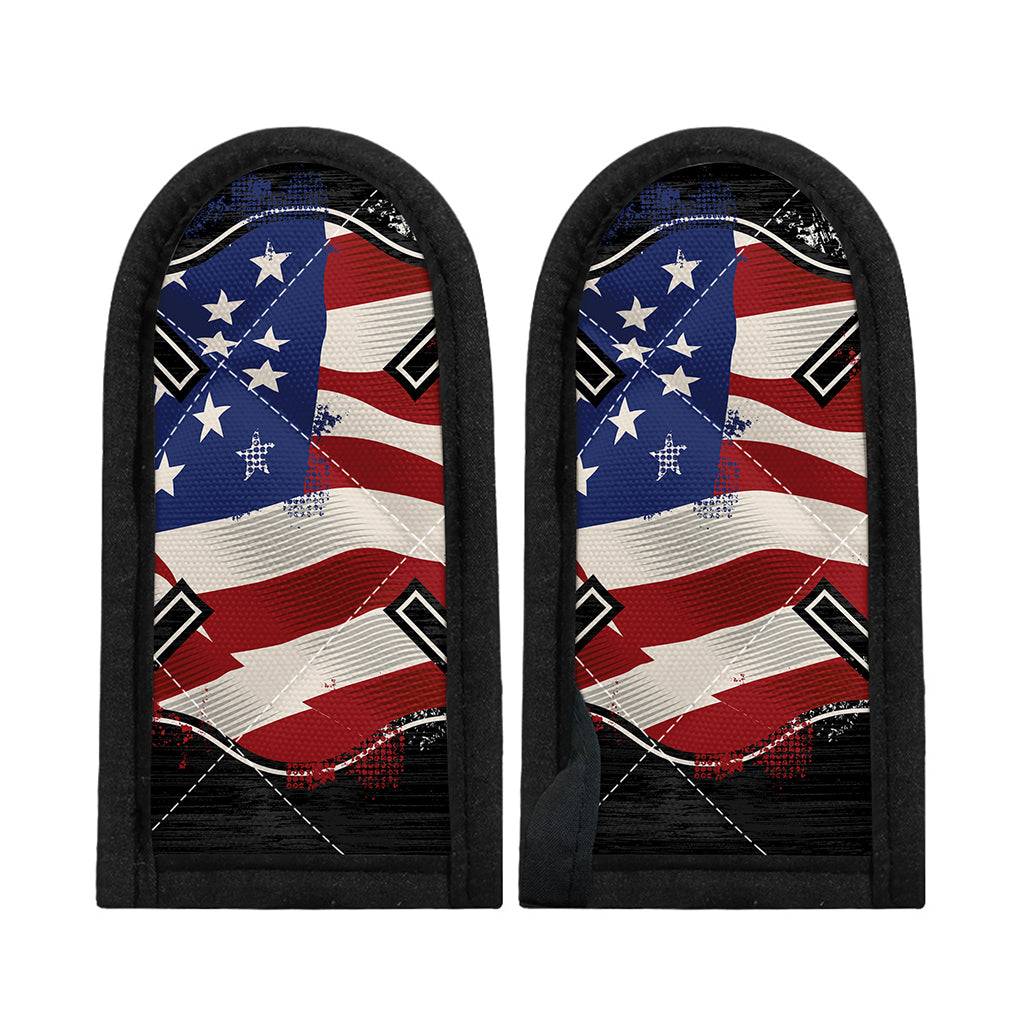 American Firefighter Emblem Print Skillet Handle Cover