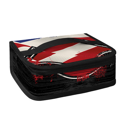 American Firefighter Emblem Print Small Lunch Bag