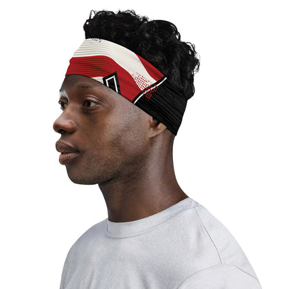 American Firefighter Emblem Print Sports Headband