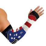 American Firefighter Emblem Print Sun Protection Arm Sleeves