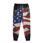 American Firefighter Emblem Print Sweatpants