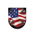 American Firefighter Emblem Print Toilet Lid Cover