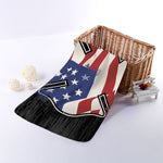 American Firefighter Emblem Print Towel