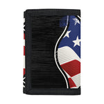 American Firefighter Emblem Print Trifold Wallet