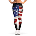American Firefighter Emblem Print Women's Leggings