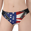 American Firefighter Emblem Print Women's Panties