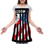 American Flag Freedom Life Print Adjustable Apron