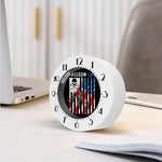 American Flag Freedom Life Print Alarm Clock