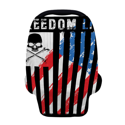 American Flag Freedom Life Print Baby Seat Cover