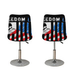 American Flag Freedom Life Print Bar Stool Covers