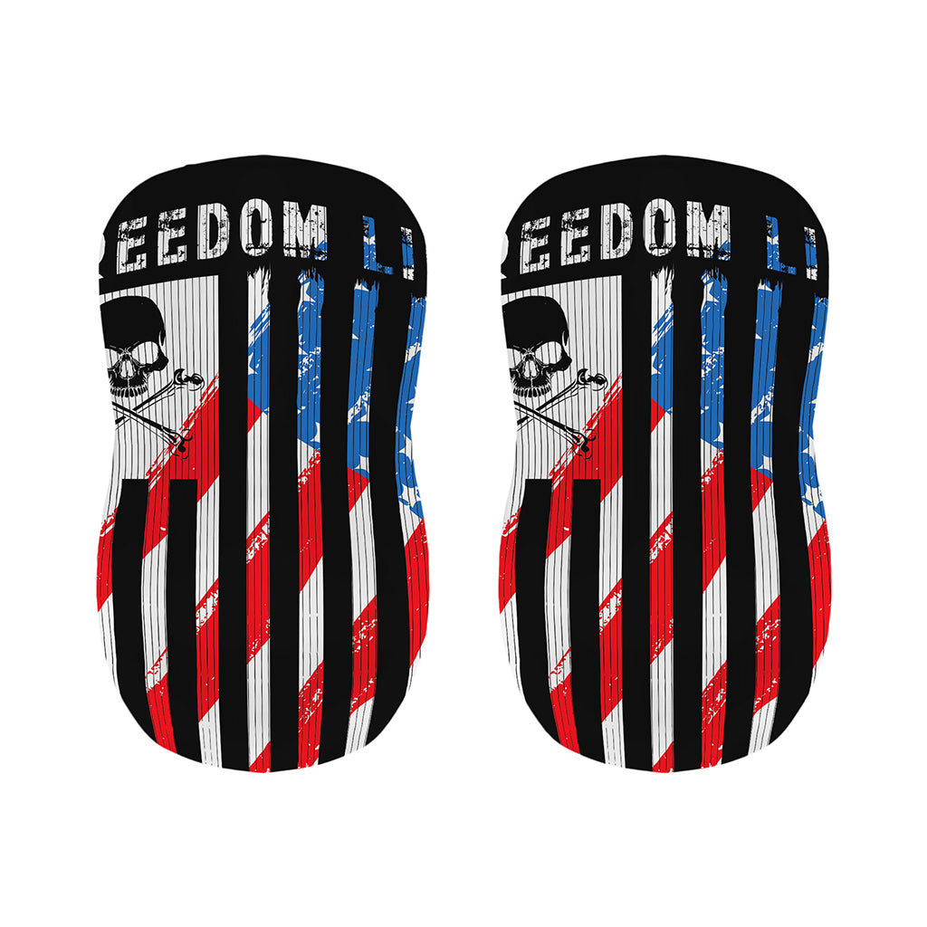 American Flag Freedom Life Print Bar Stool Covers