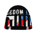 American Flag Freedom Life Print Beanie